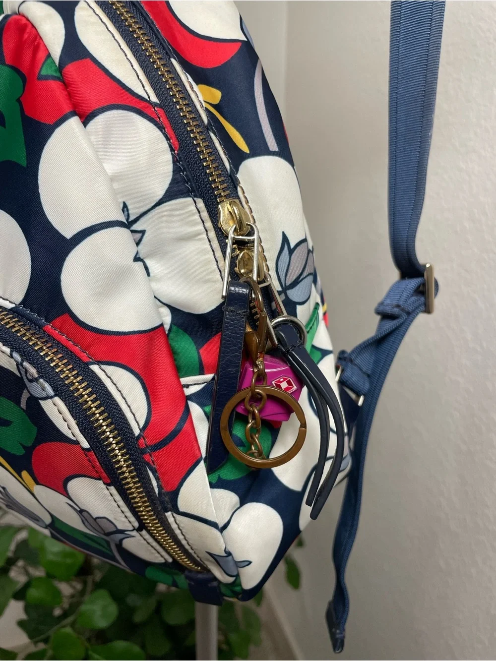 kate spade Dawn Breezy Floral  print mini backpack